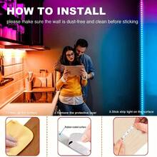USB RGB LED Light Strip With Dynamic Color Sync Function, Suitable For TV, Room And Christmas Decoration. Widely Used For Car Decor, Party Lighting - Multicolor - View 9