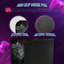 1pc Adventure 33 Gaming Mouse Pad: Anti-Spill, Ultra-Smooth, Gaming & Office Mouse Pad With Non-Slip Base And Stitched Edges, Suitable For Computers, Desktops, Games And Office - View 4