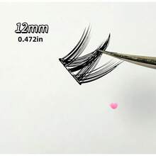 100pcs/Pack Dog-Themed Self-Adhesive False Eyelashes, Glue-Free Removable Natural Look Thick Lashes For Beginners - Multicolor - View 2