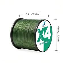 LineThink 4股PE编织钓鱼线 300米/500米 超强顺滑抛投 耐磨 适用于海冰钓鱼 - 灰色 - 查看 5