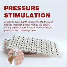 1pc/5pcs/10pcs Ear Acupressure Patches, Ear Acupoint Stickers, For Ear Massage - Unisex - Multicolor - View 9