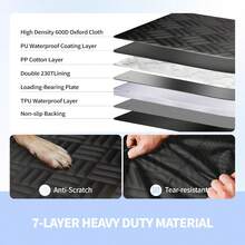 Ultimate Protection Dog Car Seat Cover For SUV Trucks - Comfortable Hard Bottom Extender Supports Up To 400lbs - Premium Pet Hammock For Rear Seats - Car/SUV/Small Truck - View 4