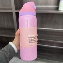 24/Oz/32 Oz Water Bottle Cup Vacuum Water Bottle Drinkware Tumbler Stainless Steel Thermal Mug Original Cold Hot Cup Owal'o - 彩色 - 查看 14