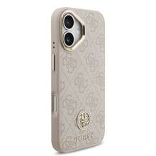 Funda Guess Hc Magsafe Pu 4g Pu Strass Logo iPhone - Rosa - Ver 4