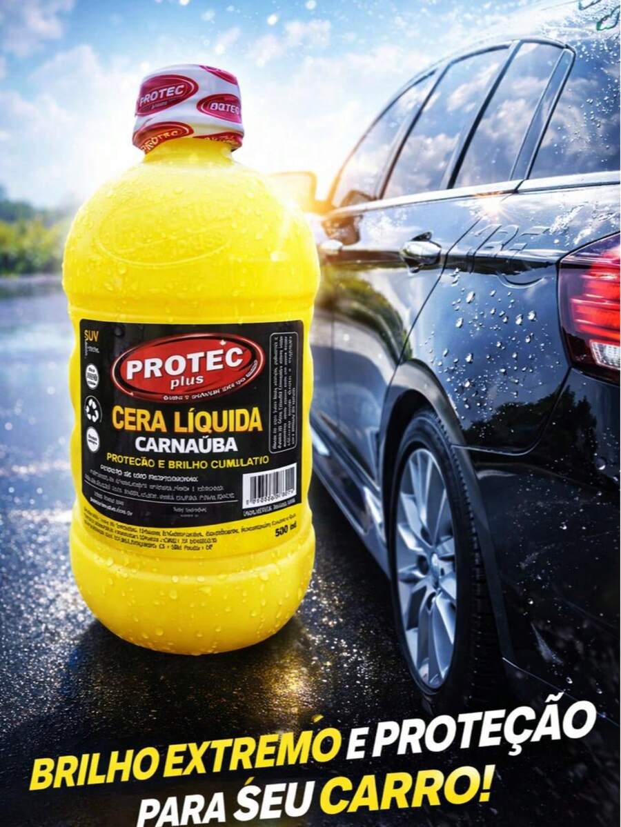 Liquid Carnauba Wax Finishing Touch Shine 500ml Protec Plus - A - Xem 1