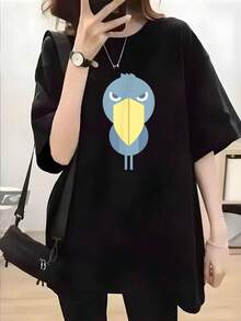 Women T-Shirts - Black - View 6