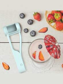 Manual Fruit Slicer, Creative Fruit Slicer, Innovative Kitchen Tool Grape Cutter, Pitter Slicer, Stainless Steel Fruit Cutting Divider, Fruit Slicer, Stainless Steel Blade, Creative Kitchen Tool, Handheld, Suitable For Grapes, Strawberries And Cherries Quick Slicing, No Power Needed, Fruit Slicer, Modern Kitchen Tool - Multicolor - View 4