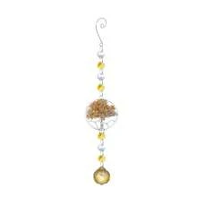 Solar Powered Wind Chime Pendant, Cross-Border Supply, Crystal Ball Pendant - A - View 10