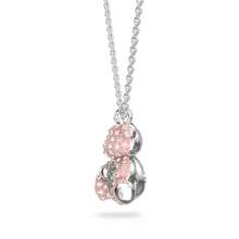 SWAROVSKI TEDDY 可愛浪漫泰迪粉小熊項鍊鎖骨鏈項鍊女女友禮物聖誕節禮物情人節禮物七夕禮物生日禮物女友禮物 - 淺粉色 - 查看 5
