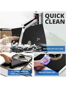 Thick Heat-Resistant Gas Stove Mat, Anti-Oil Pad, Cleaning Pad To Protect Stove Top And Bring Convenient Life - View 4