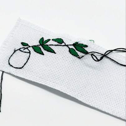 [1/3/5 Miếng] Vải thêu chữ thập lưới nhỏ 14CT, kiểu đánh dấu sách 7x19cm, viền khóa, không bị tưa, thích hợp cho thêu chữ thập mini, đánh dấu sách và trang trí.
