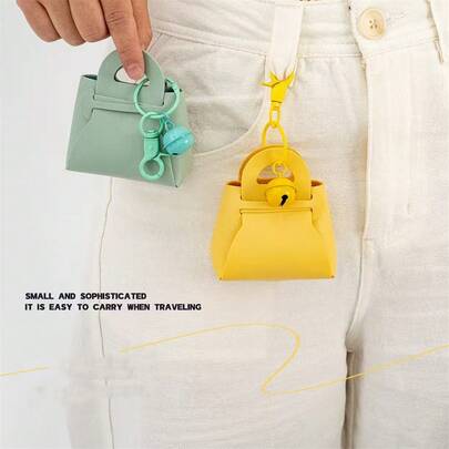 1pc New Creative Pet Waste Bag Holder, Portable Dispenser With Hook For Easy Pickup, Wholesale