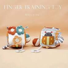 Baby Stimulating Spherical Cloth Book, Tear-Resistant, Tummy Time Training, Funny Mirror - Multicolor - View 3