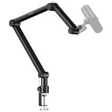 RODD AK-49 麦克风支架，带可旋转可调节折叠悬臂，通用支架，适用于现场演唱和游戏 - 均碼 - 查看 8