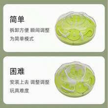 Interactive Dog Puzzle Feeder - Adjustable Difficulty Slow Feeder Bowl | Detachable Components Stimulating & Healthy Eating | Anti-Gulping Pet Food Bowl Suitable For Medium, Small And Large Dogs - Blue - View 4