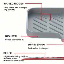 2pcs High Elastic Silicone Waterproof Splash Guard Rings, Suitable For Narrow Side Faucets In Kitchen Sink - Multicolor - View 6