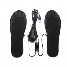 This USB Heated Foot Warmer Provides Full-Foot Heating And Is Equipped With An Overheating Protection Chip, Making It An Ideal Choice For Outdoor Activities And A Must-Have Item For The Winter Season. - Black - View 8