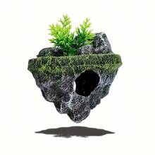 2pcs/Set Aquarium Floating Island With Artificial Plants, Ideal For Fish And Shrimp To Hide And Play, Great For Enhancing Aquarium Habitat And As Decorative Elements, Essential For Aquarium Enthusiasts - A - View 9