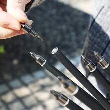 12Pcs Crossbow Bolts Carbon Arrows 20 Inch Hunting Archery Crossbow Arrows With Half Moon Nocks 125 Grain Removable Tips - Black - View 6