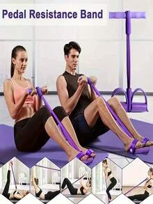 Bandas de resistencia para entrenamiento en casa - Cuerda elástica de tracción, adecuada para ejercicio en casa, amantes del yoga, mejora de la flexibilidad, mantenimiento de la figura perfecta, bandas de resistencia - Multicolor - Ver 10