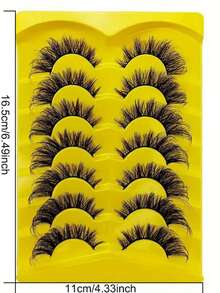 Mango Eye Must-Have 7 Pairs, Ultra Light 3D Stripe+D-Roll Extension, Creating Long-Lasting And Natural Fluffy Eyelashes Like A "Pseudo Natural Look - View 6