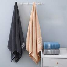 Luxury Ultra-Soft Microfiber Towel (32CM*72CM) - Quick Drying, Soft Modern Striped Rectangular, Suitable For Bathroom, Spa, Gym - Unisex, High Quality Material - Multicolor - View 7