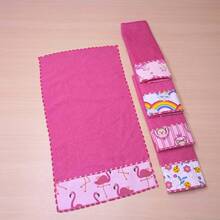 Baby Face And Shoulder Towels Colorful Terry Cloth Comfort And Style Kit 5 Units - 粉色 - 查看 3