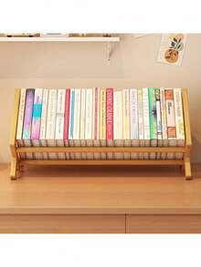 Desktop File Holder Organizer, Small Document Storage Rack For Office, Home, Bookshelf - A - View 4