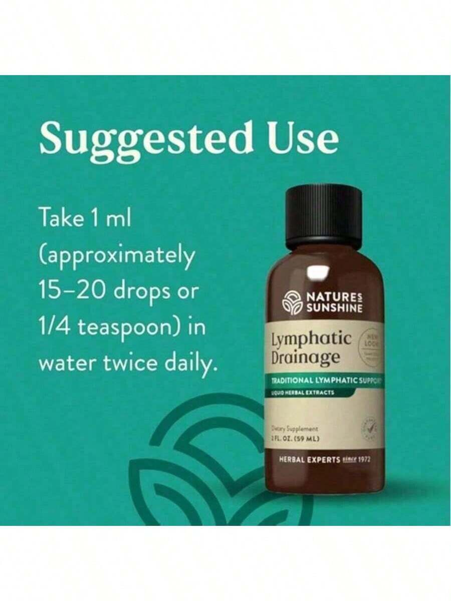 Natures Sunshine Lymphatic Drainage, 2 Fl. Oz |     Lymphatic Drainage Supplement Promotes The Efficient Drainage Of The Lymphatic System To Promote Overall Health - mặc định - Xem 1