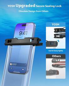 Luxury Waterproof Mobile Pouch – Full Touch Screen Case For Beach Holidays & Pool Parties - Floatable (Up to 8.5") - View 10