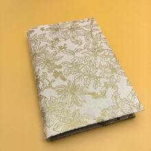 1件手工布艺书套，葡萄叶图案，闪亮书套，笔记本/日记本套，送给爱书人士和情侣的礼物 - 單件 - 查看 11