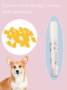 20 Sets Of Pet Nail Covers, Anti Scratch Claw Covers, Suitable For Cats And Dogs, Soft, Comfortable, Breathable, One Size Fits All, Multiple Colors To Choose From, Easy To Wear, Pet Supplies - Multicolor - View 11