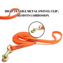 KEEPLIVE Thickened Waterproof PVC Dog Leash, Easy To Clean, Suitable For Recall Training And Outdoor Play, Fits Small And Medium Dogs: Maltese, Yorkshire Terrier, Bichon Frise, Papillon, Pomeranian, Chihuahua, Toy Poodle, Pug, French Bulldog - Multicolor - View 7