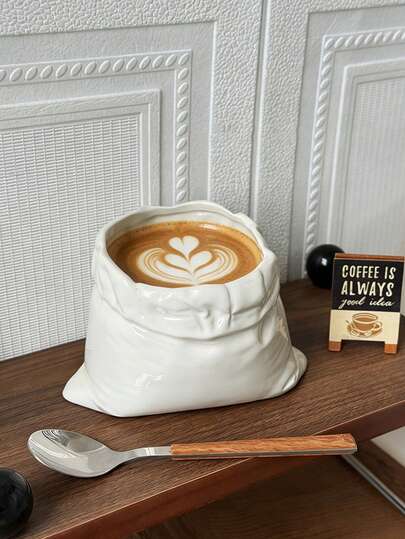 Set cadou 1 buc cupă ceramică creativă, ceașcă de cafea elegantă + lingură cu trandafir, ceașcă de latte vintage de înaltă calitate, ceașcă de desert cu lapte, potrivită pentru casă, birou, cafenea, Ziua Recunoștinței, Ziua Îndrăgostiților, Ziua Mamei, cadou de sărbători