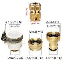 High Pressure Home Car Wash Water Gun, Nozzle, Adapter, Hose, Retractable Garden Cleaning & Watering Spray Nozzle, Car Wash Gun Set - View 8