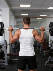 3pcs Men's Compression Workout Tank Tops, Suitable For Gym, Running, Hiking, High Elasticity Stretch Sports Vest For Men - Multicolor - View 5