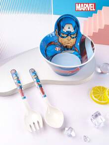 1PC Marvel Officially Licensed Avengers Spider-Man Iron Man Hulk Thor Modeling Melamine Bowl Heat Resistant Drop Resistant Kitchenware Family Breakfast Cereal Soup Bowls Gift - Multicolor - View 7