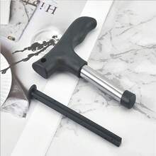 1个不锈钢手动椰子开壳器，椰子钻孔工具，椰子壳开壳器 - 彩色 - 查看 8