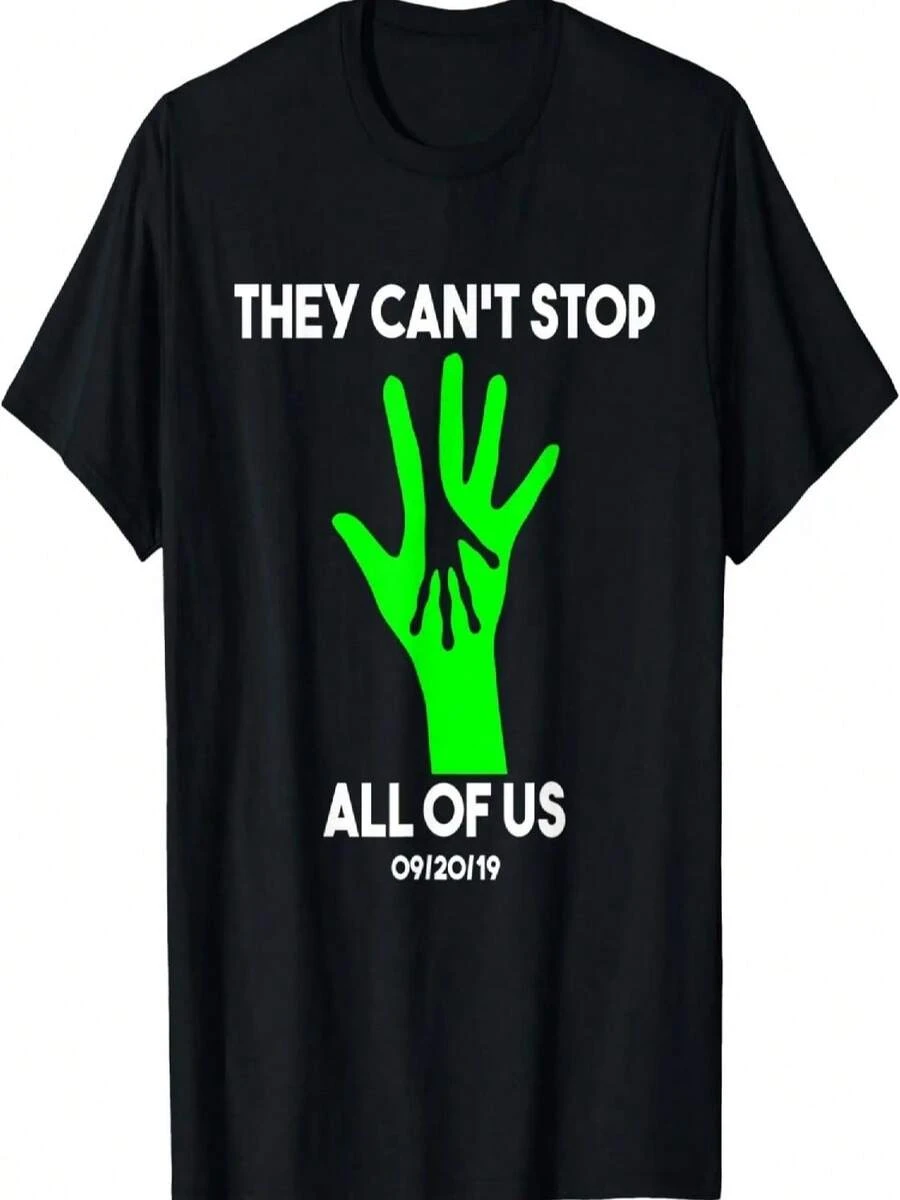 Alien Hand Human Hand Storm Area 51 Funny T Shirt Gift T-Shirt - 黑色 - 查看 1