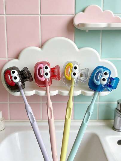 נרתיק מגן חדש למברשת שיניים, פה גדול שמח, כיסוי למברשת שיניים דופמין, מגן למברשת שיניים לבית ולנסיעות, קופסת אחסון למברשת שיניים