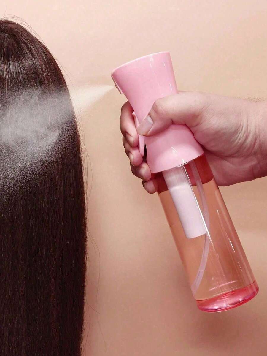 1個高壓連續自動細霧噴霧瓶，適用於髮型設計、皮膚補水、植物照護、寵物美容，可重複填充 (200ml/300ml)，易於使用和清潔的多功能噴霧器 - 適用於浴室、臥室、廚房、梳妝台、美髮沙龍、戶外花園、盆栽植物。居家/旅行/辦公室必備，旅行噴霧瓶，美髮產品，化妝工具 - 也可以搭配1個5ml小噴霧瓶