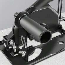 40mm Angle Grinder Cutting Machine Bracket With Guide Scale, Circular Saw Slot Base Set, Adjustable 0-45° Handheld Angle Grinder Conversion Guard Accessory, Woodworking Table Saw, Circular Saw Slot Base Set, Suitable For 100-125mm Cutting Machine - Angle Grinder Cutting Base + Guide Ruler - View 8