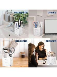 Giá đỡ bàn chải đánh răng và kem đánh răng điện bằng silicon dành cho phòng tắm, thiết kế 3 khe, phù hợp với mặt bàn phòng tắm, khu vực vòi sen và bàn trang điểm. - Nhiều màu - Xem 6