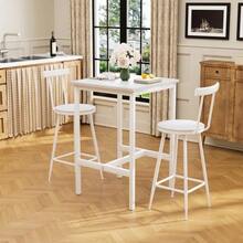 Dining Table & Chair Sets - White - View 3