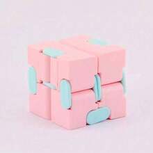 1pc/10pcs Children's Puzzle Decompression 2x2 Magic Cube, Creative Infinite Magic Cube, Macaron Candy Colors, Children Finger Exercise Stress Relief Toy - Multicolor - View 16