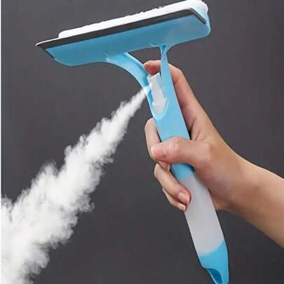 Dụng cụ cạo kính đa năng 3 trong 1 tích hợp chức năng phun nước, gạt nước và bàn chải vệ sinh, dụng cụ cầm tay làm sạch cửa sổ với chức năng cạo và phun nước, thích hợp để làm sạch kính, cửa kính phòng tắm, gạch men, gương, phòng tắm và kính chắn gió ô tô.