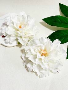 2 Presilhas de Cabelo Femininas em Formato de Peônia Grande nas Cores Fúcsia, Bege, Roxo, Azul, Amarelo, Vermelho, Branco e Rosa, Ideais para Férias, Festas, Praia, Verão no Havaí. Presilhas de Cabelo com Garras, Grampos de Cabelo, Acessórios Fofos, Acessórios para o Dia dos Namorados, Acessórios para Cabelo, Grampos de Cabelo - Multicolorido - Ver 22