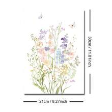 1/3pcs Set Unframed Wildflower Nursery Canvas Poster Boho Botancial Floral Butterfly Wall Art Print Minimalist Girl Room Aesthetic Decor Painting For Apartment,Living Room,Bedroom,Modern Home Decoration - A - View 16
