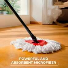 System Easy Wring Spin Mop & Bucket With 3 Extra Refills - A - Xem 5