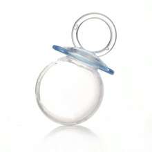 6pcs European Style Full Moon Banquet Pacifier Shape With Hand Gift Candy Box Ps Transparent Plastic Candy Box Small Acceptance Box Gift Box - A - View 6
